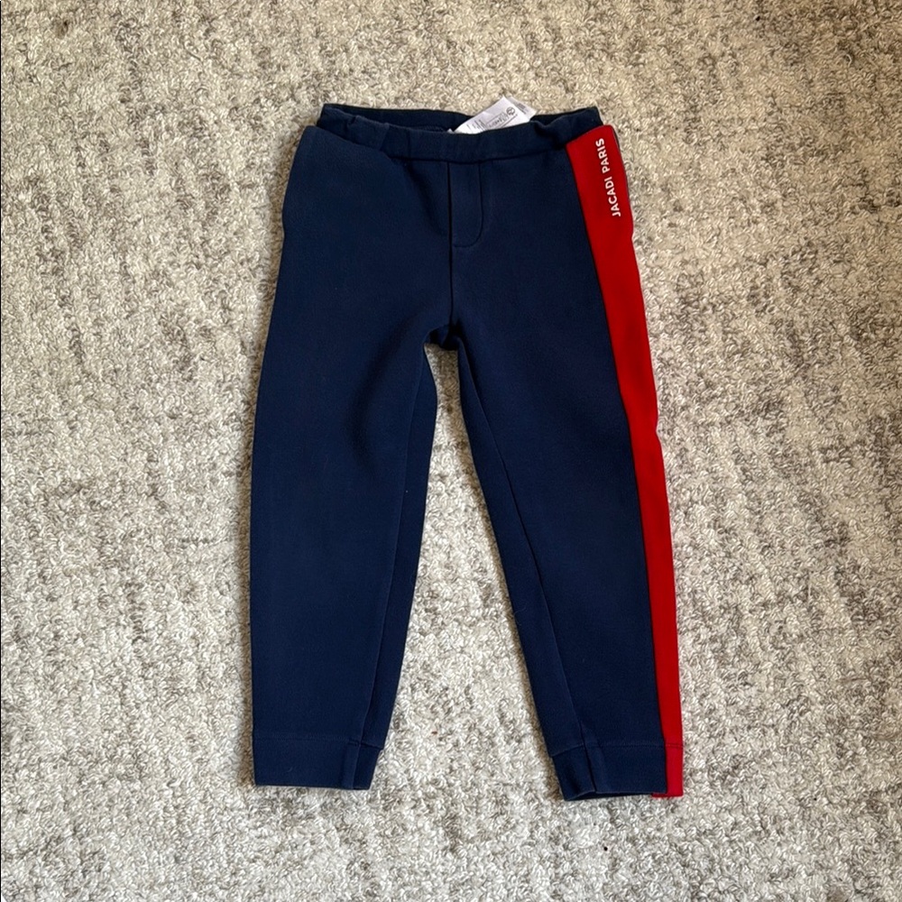 Jacadi Kids Navy and Red Track Pants
